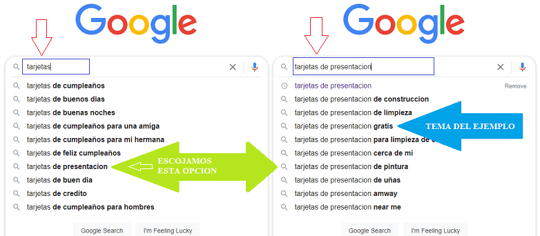 Lección 3 - Buscando Tema en Google